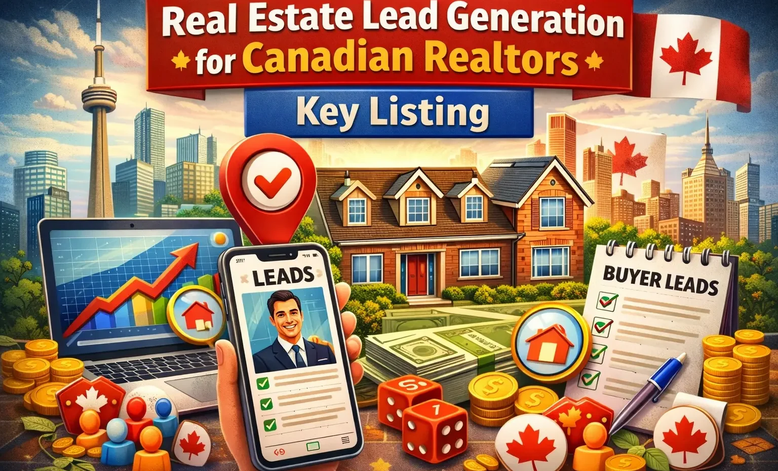 Real Estate Lead Generation for Canadian Realtors | Key Listing