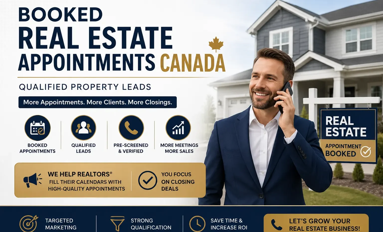 Booked Real Estate Appointments Canada | Qualified Property Leads