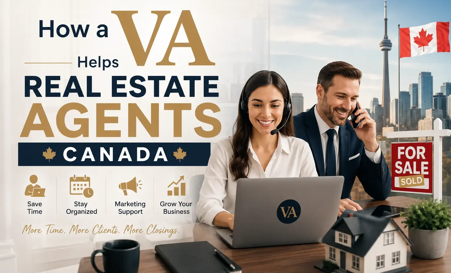 How a VA Helps Real Estate Agents Canada
