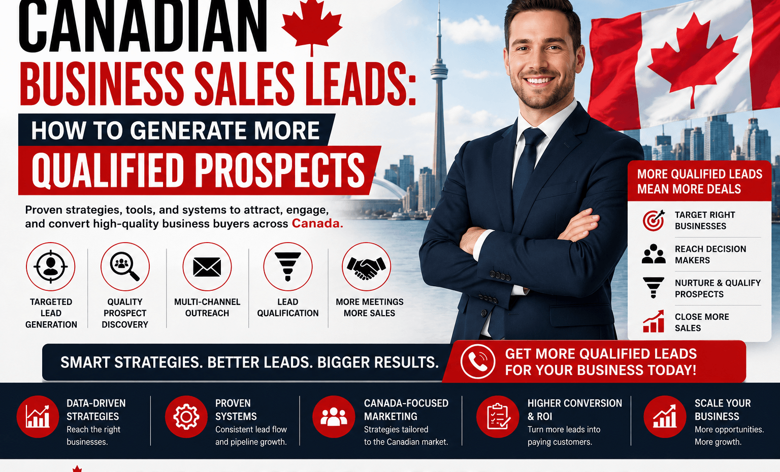 Canadian Business Sales Leads: How to Generate More Qualified Prospects