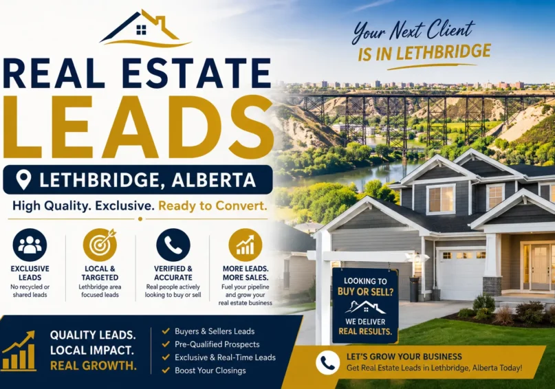 Real Estate Leads Lethbridge Alberta